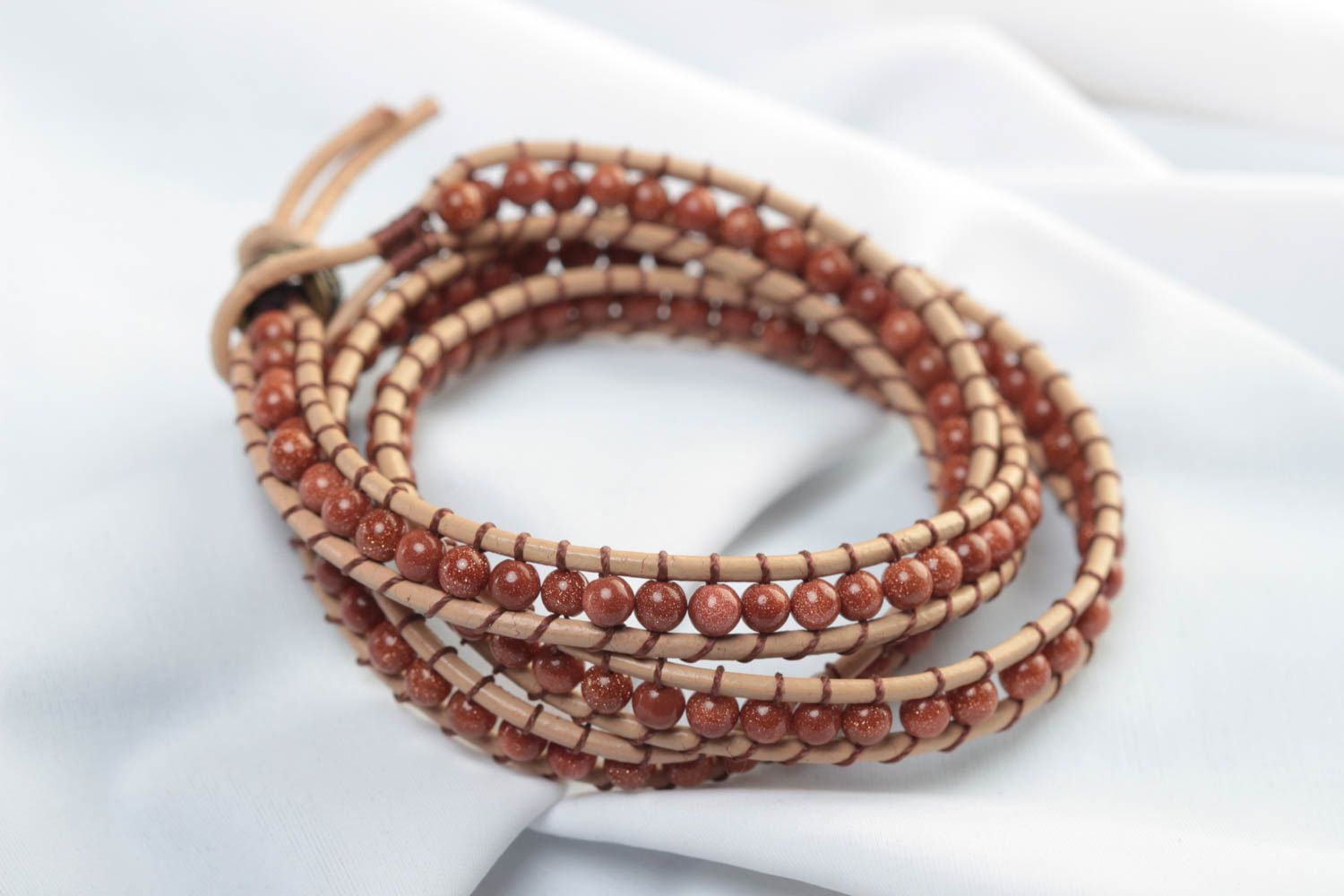 Handmade bracelet unusual accessory designer jewelry beads bracelet gift ideas photo 1