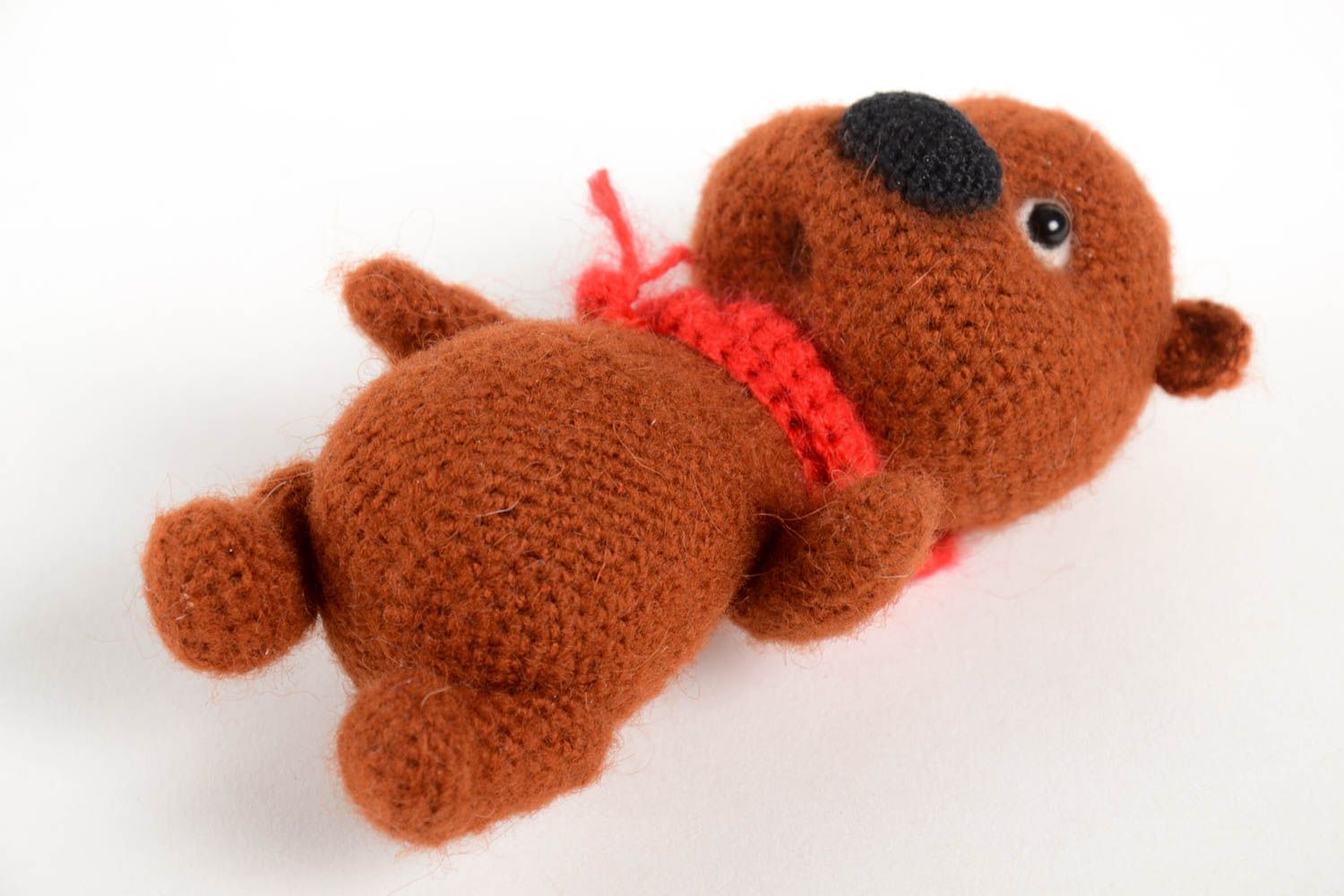 Handmade crocheted toys bear toys designer stuffed toys nursery interior ideas photo 3