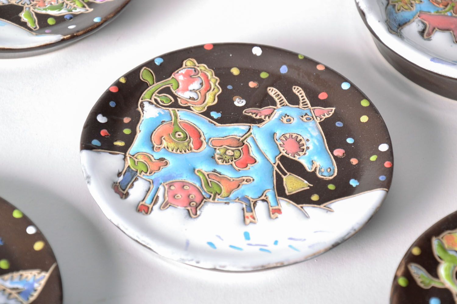 Wall plate Cow photo 1