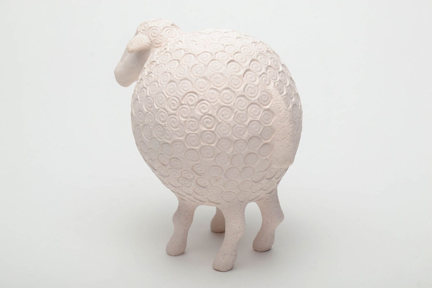 Figurine mouton en masse céramique faite main photo 3