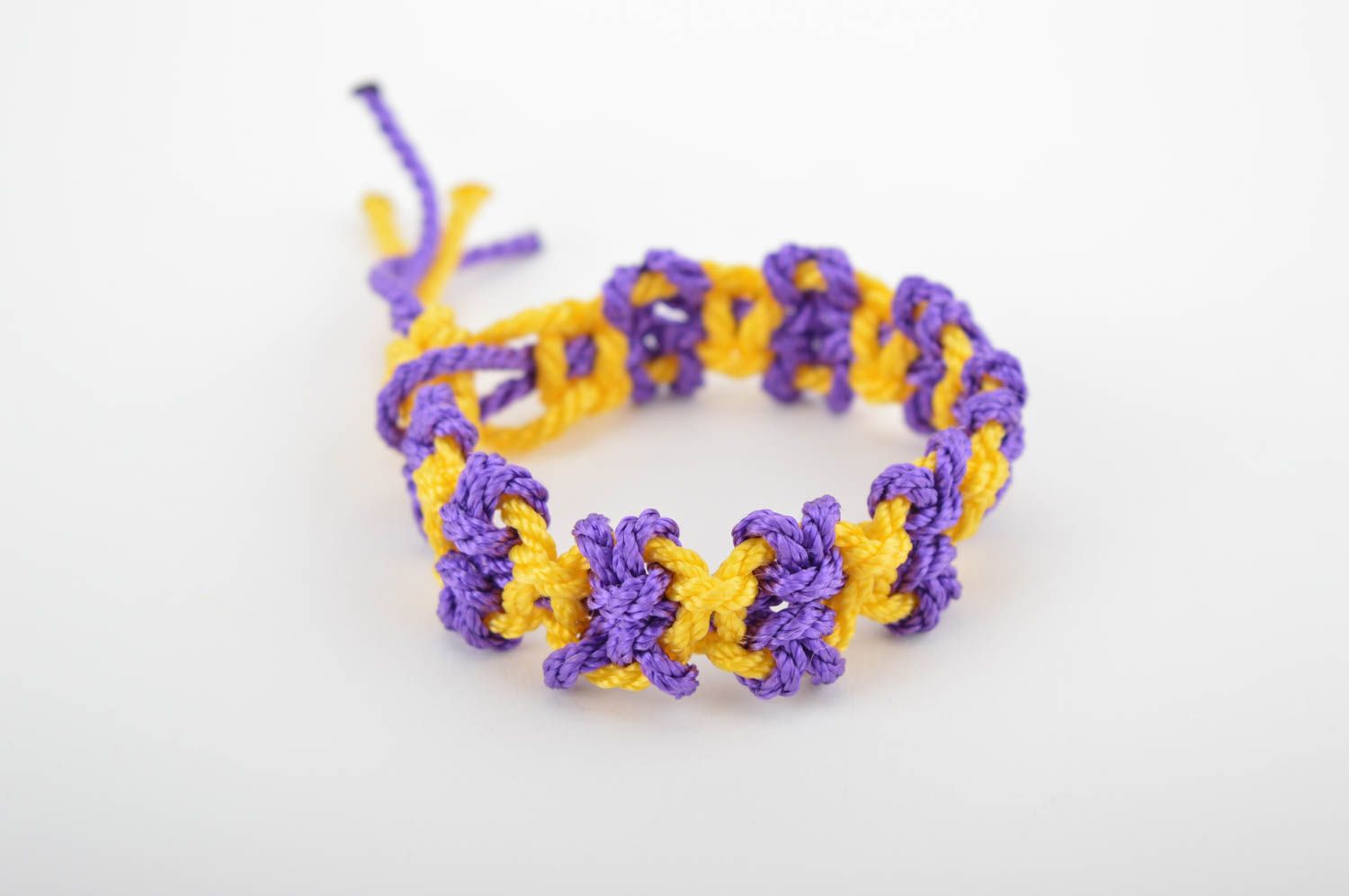 Stylish handmade bracelet designs woven cord bracelet artisan jewelry designs photo 2