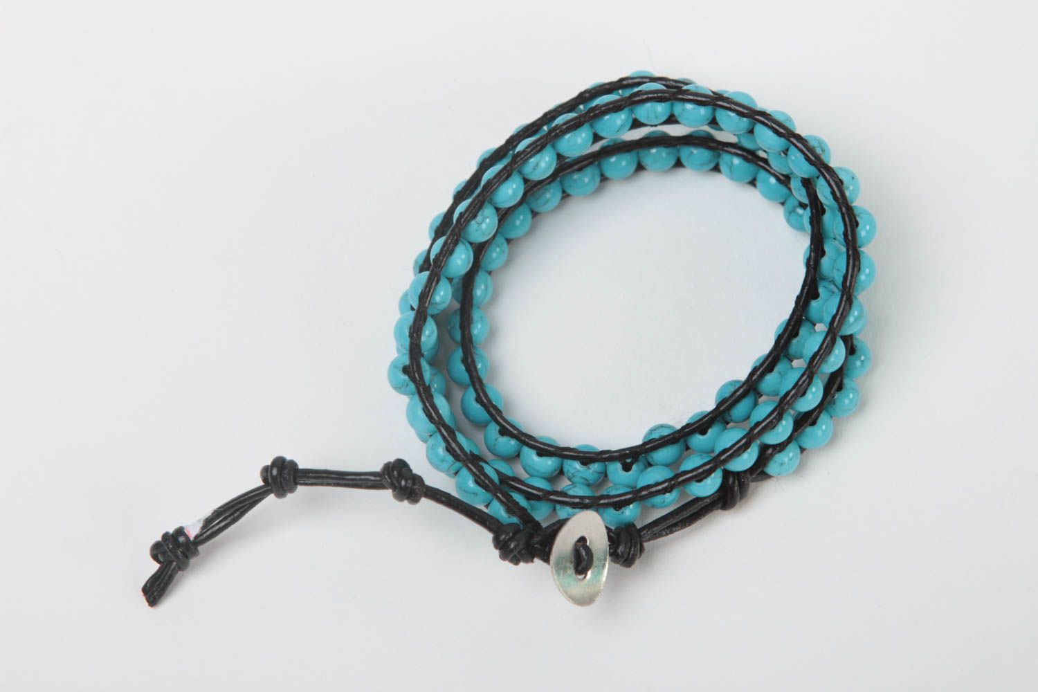 Handmade bracelet turquoise bracelet stone bracelet unusual gift for girl   photo 5
