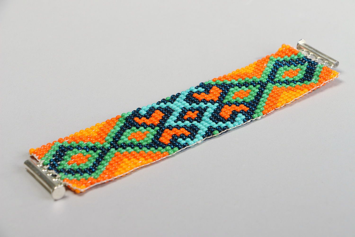 Beaded bracelet in ethnic style Protection and abundance photo 3