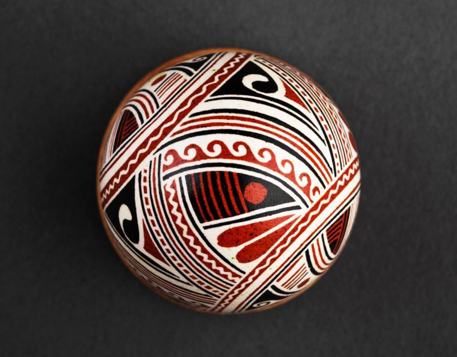 Easter egg painted in folk style photo 4