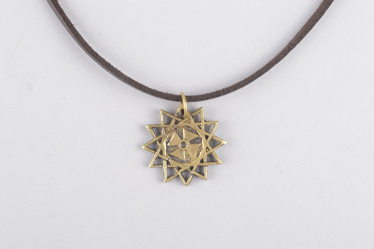 Handmade pendant for girls bronze jewelry bronze pendant stylish pendant photo 5