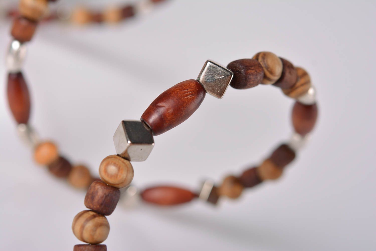 Handmade bracelet wooden jewelry bead bracelet women accessories gifts for girl photo 5