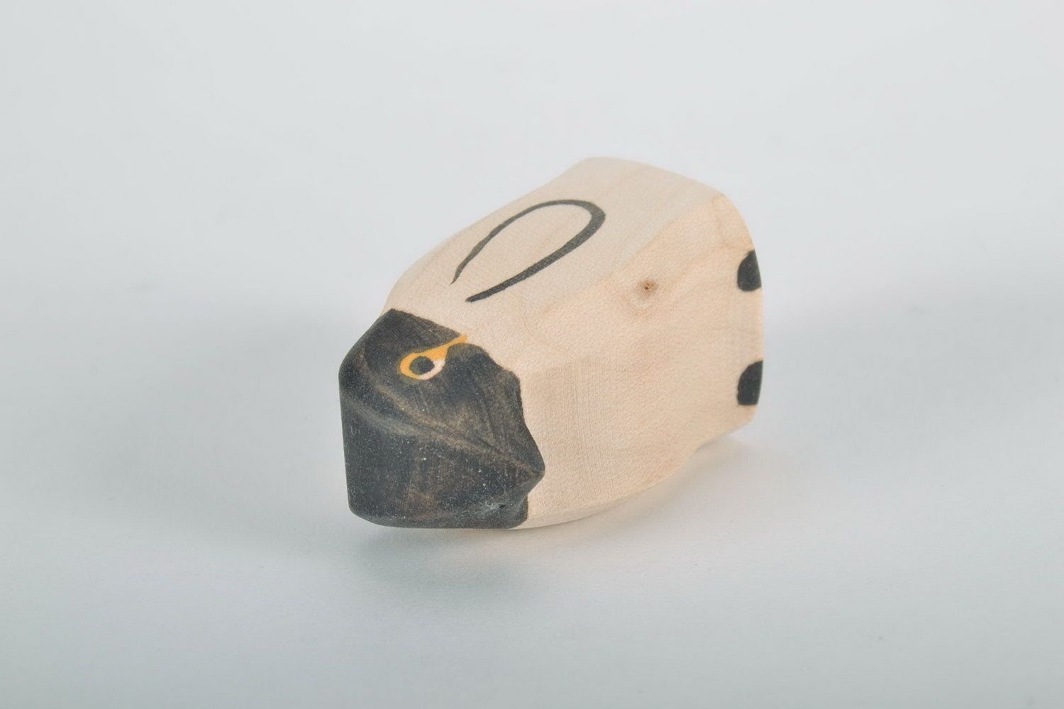 Figurine en bois d'érable artisanale Pingouin  photo 5