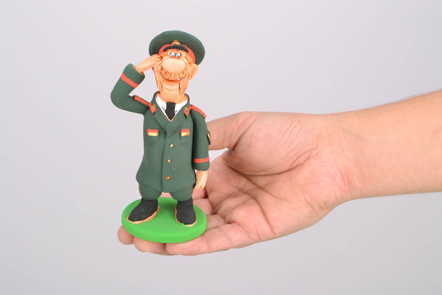 Ceramic figurine Military photo 2