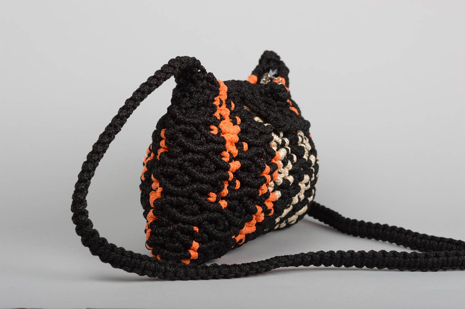 Bolso artesanal de cuerdas con forro regalo para mujeres accesorio de moda foto 2