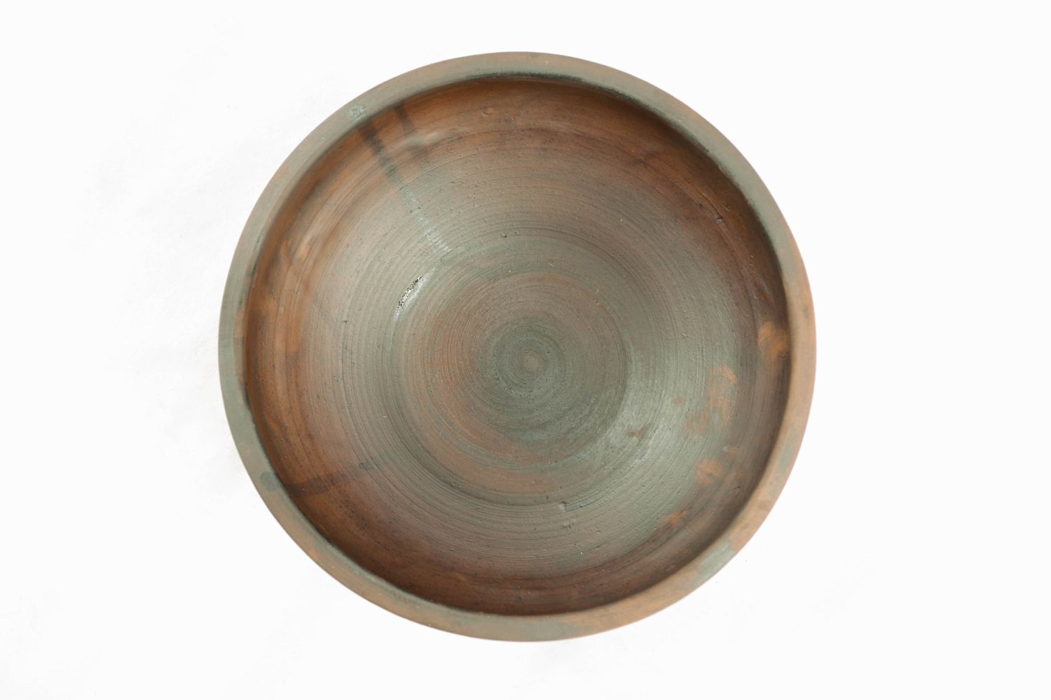 Handmade ceramic bowl kilned with milk photo 3