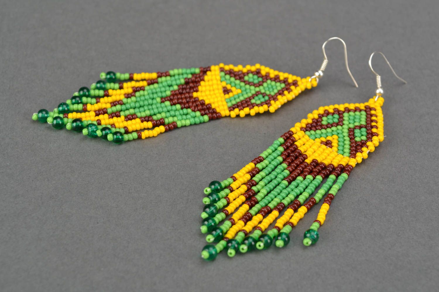 Bright ethnic earrings photo 4