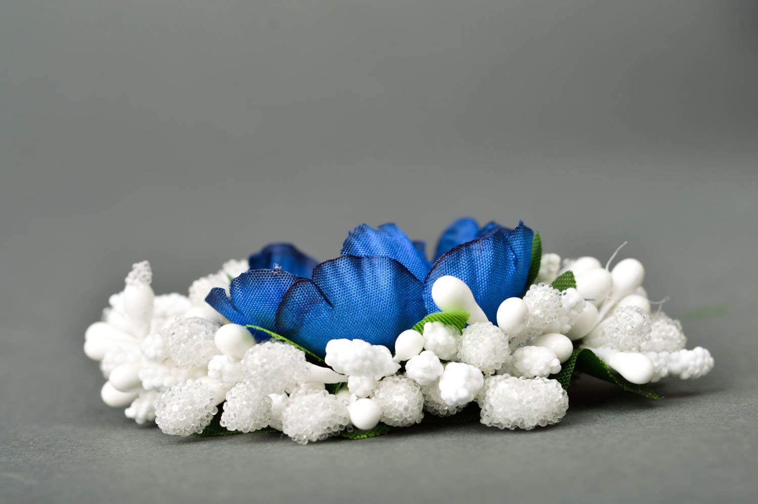 Peineta con flores artesanal elegante adorno para el pelo accesorio para peinado foto 5