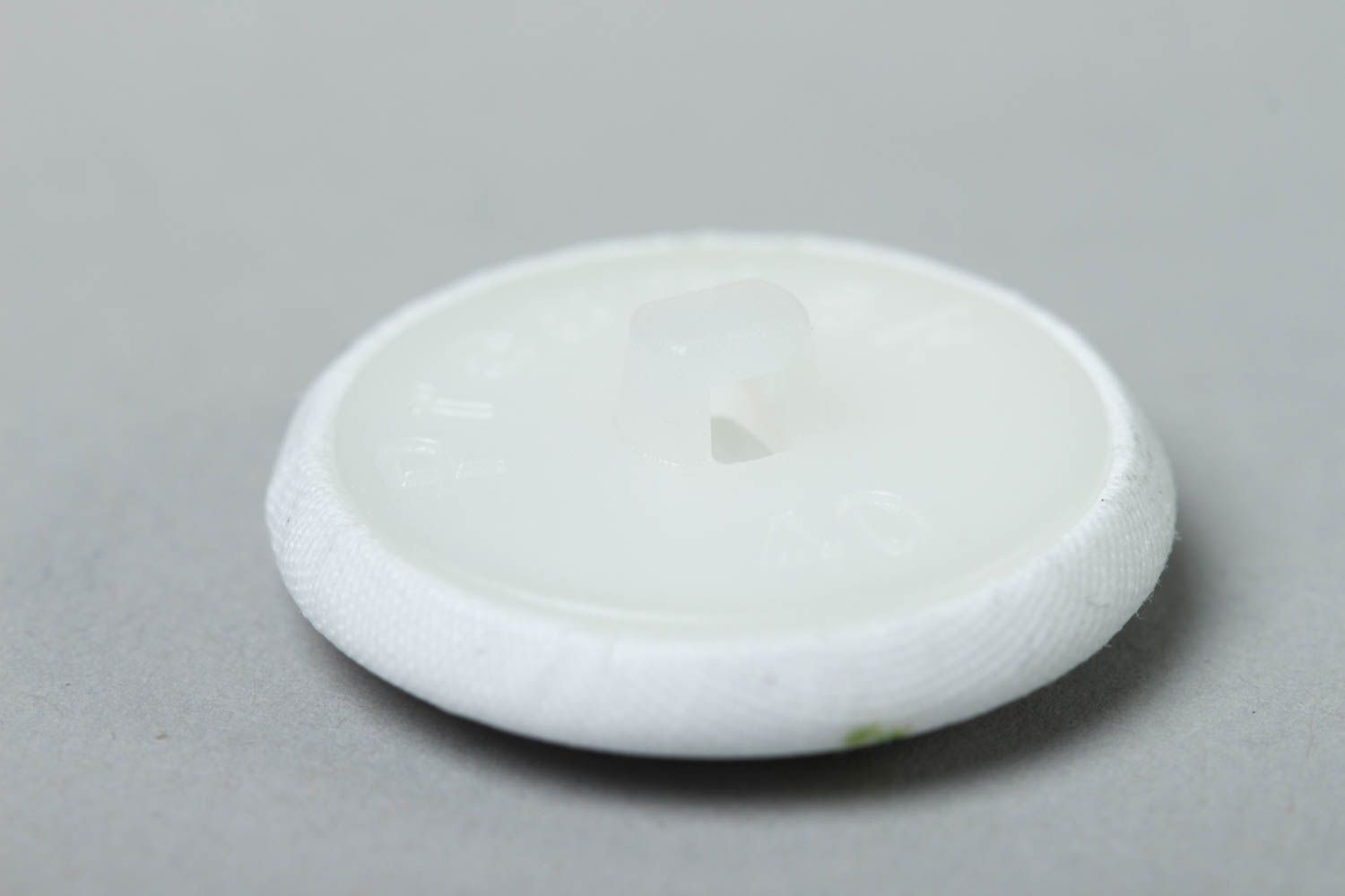 Beautiful handmade plastic button designer fabric button with print gift ideas photo 2