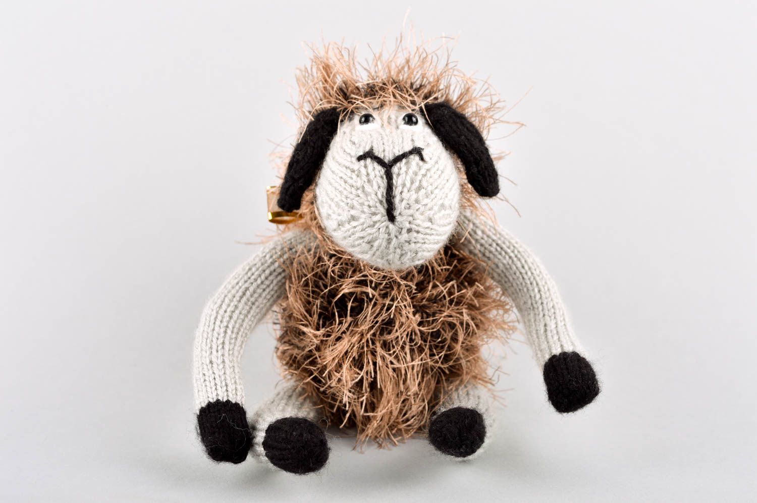 Handmade stylish soft toy unusual designer textile toy cute sheep toy photo 2