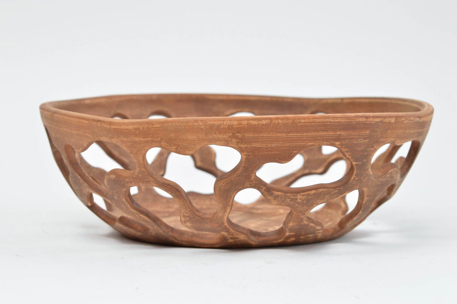 Handmade ceramic bowl for sweets unusual pottery stylish designer kitchenware photo 3