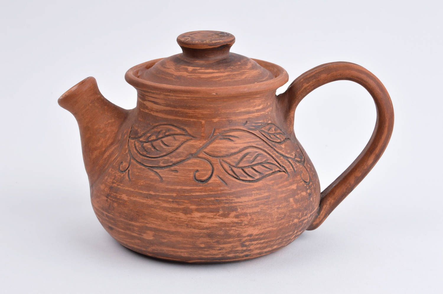 Заварной чайник ручной работы керамический чайник заварник для чая красивый фото 2