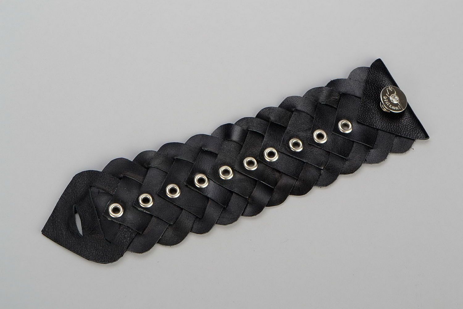 Braided leather bracelet photo 3
