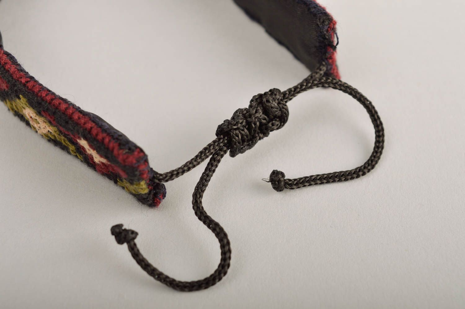 Armband Stoff handmade besticktes Armband Frauen Accessoire Geschenk Idee foto 5