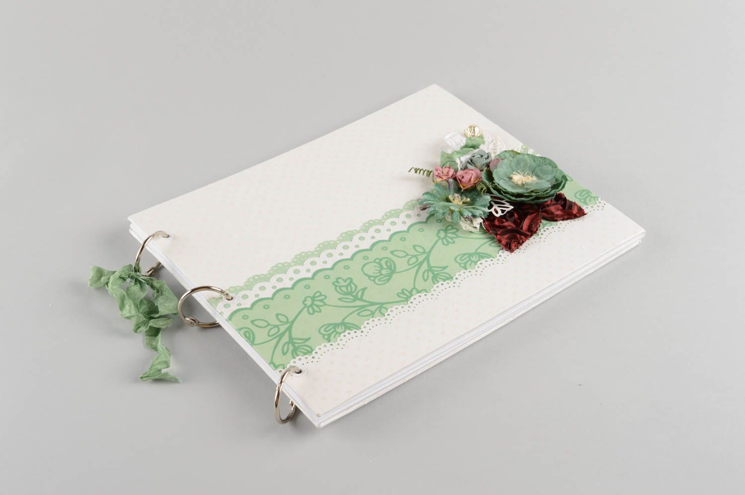 Designer unusual handmade books for wishes made using scrapbooking technique photo 2
