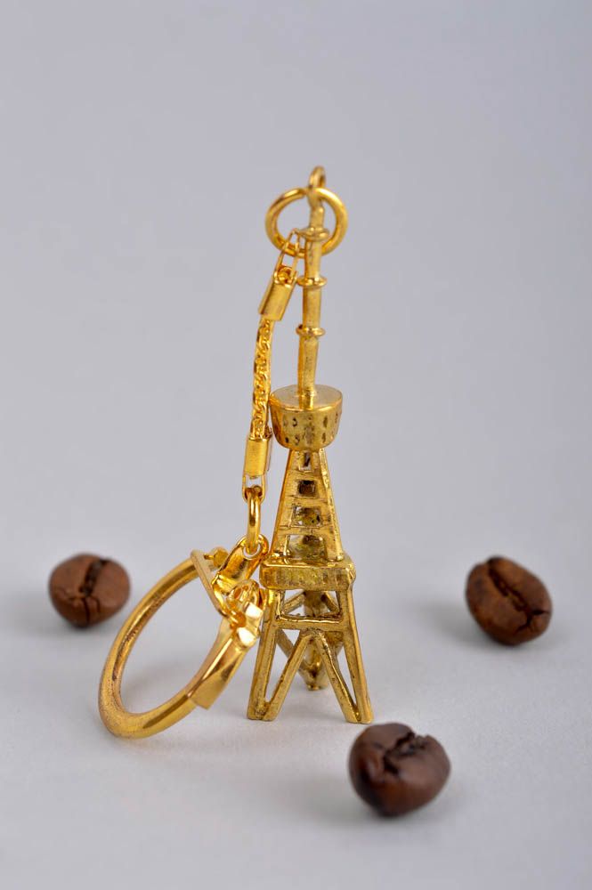 Unusual handmade metal keychain handmade accessories cool keyrings gift ideas photo 1