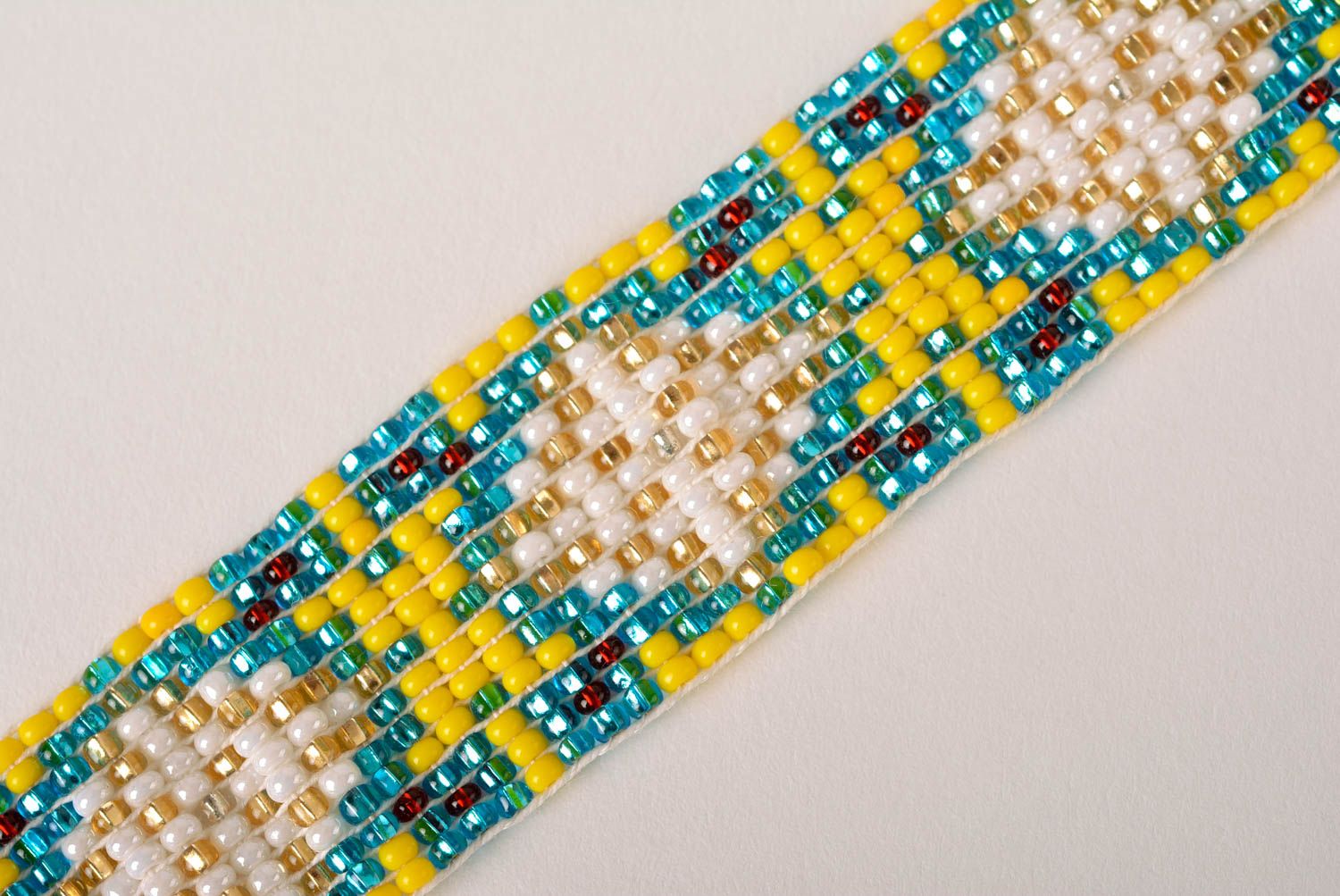 Handmade Schmuck schönes Armband Frauen Accessoire Mode Schmuck Rocailles Perlen foto 3
