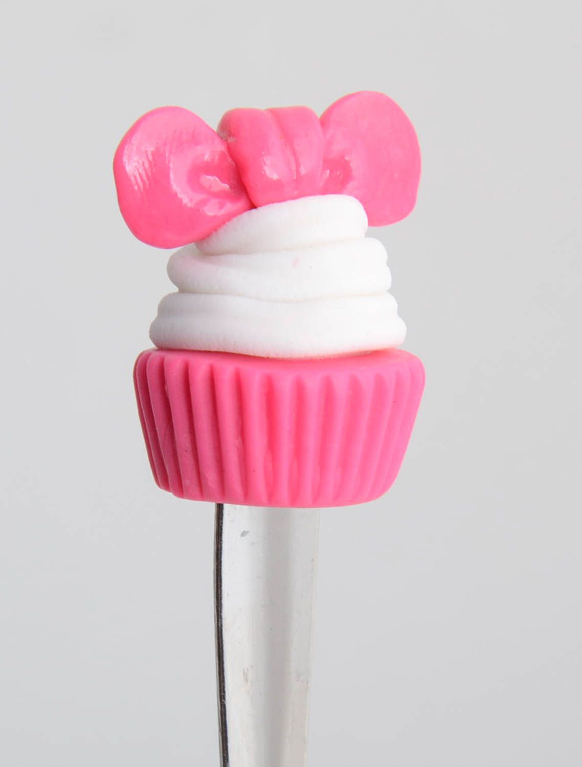 Handmade teaspoon polymer handle unusual gift for girls kitchen accessories photo 3