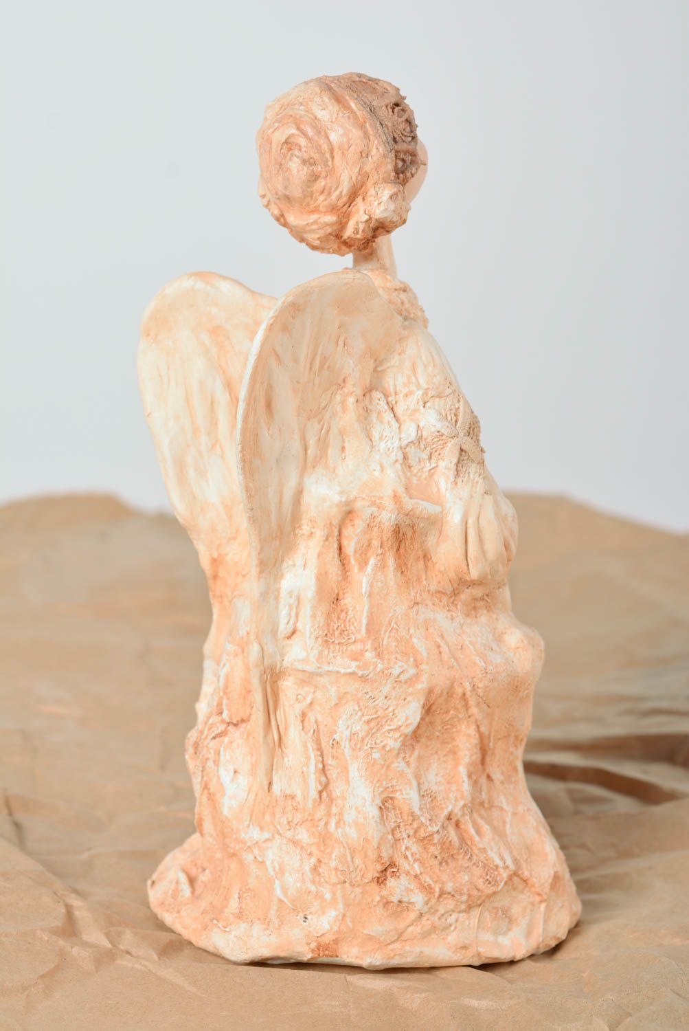 Handmade interior statuette clay figurine home decor ideas decorative use only photo 3