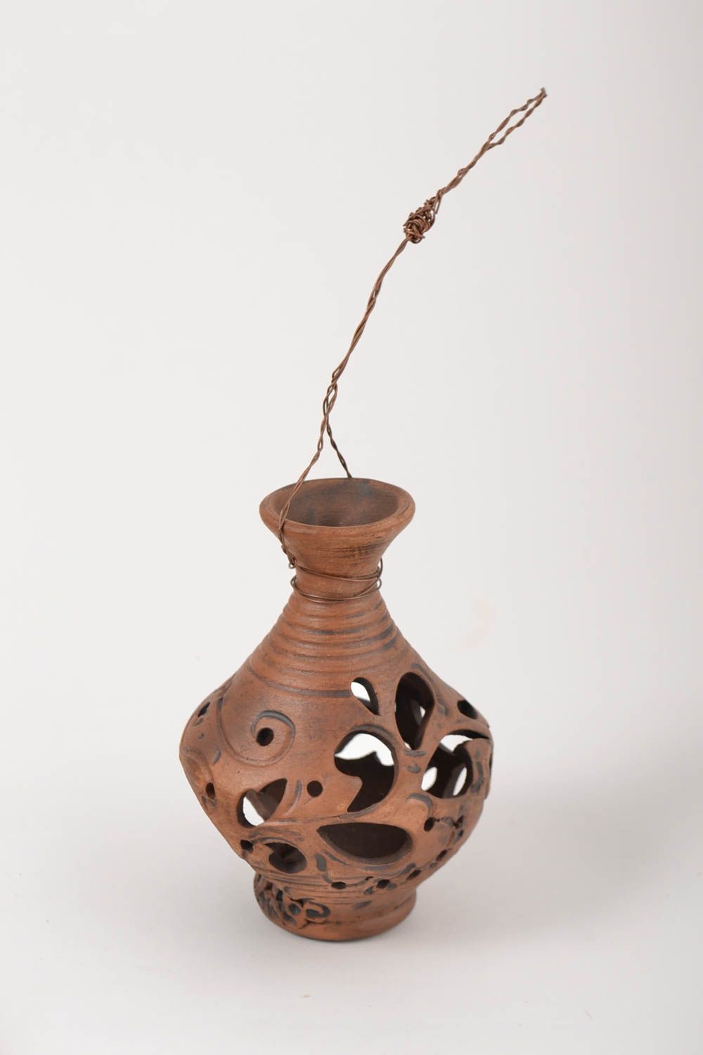 Designer Teelichhalter handmade Kerzenhalter Keramik Teelichthalter aus Ton foto 2