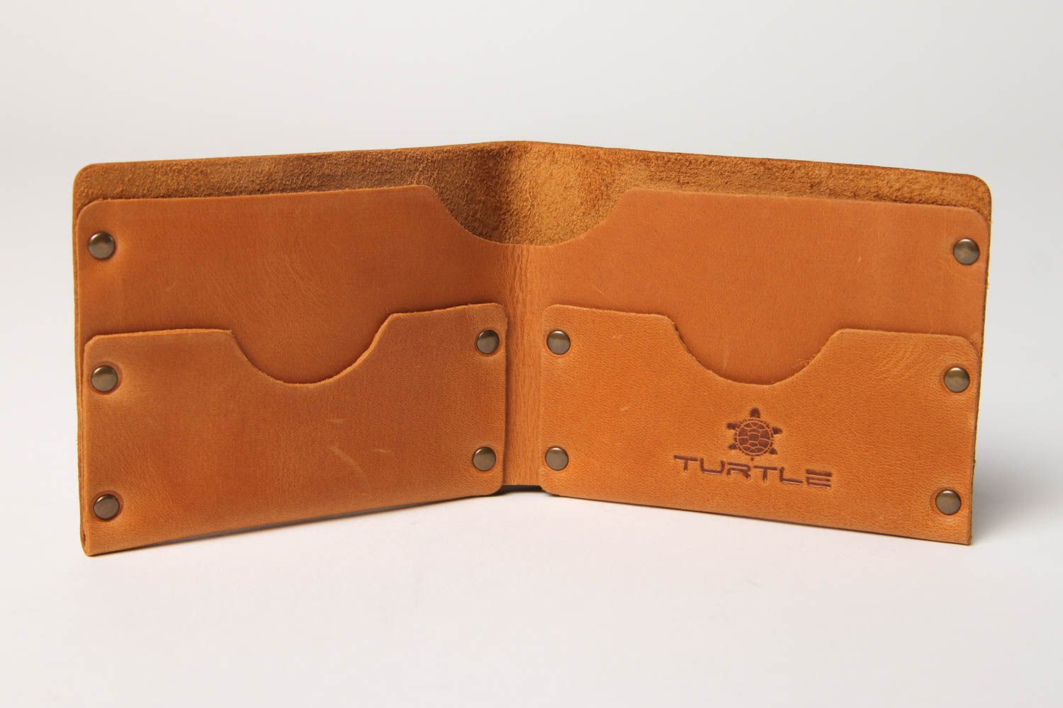 Стильный кошелек ручной работы кожаный аксессуар коричневый кожаный кошелек фото 3