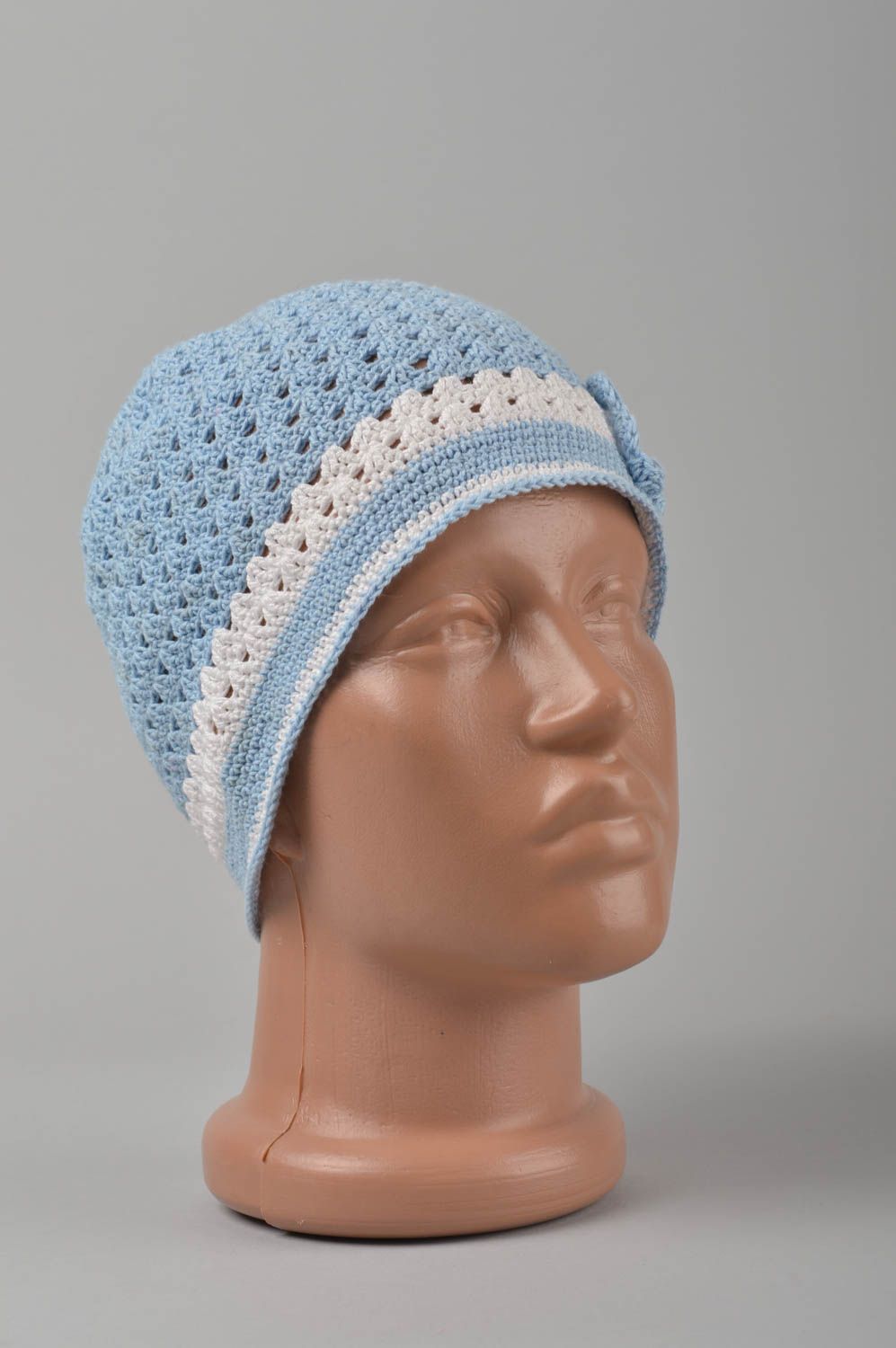 Handmade hat baby hat crocheted hat warm hat spring hat designer hat for girls photo 1