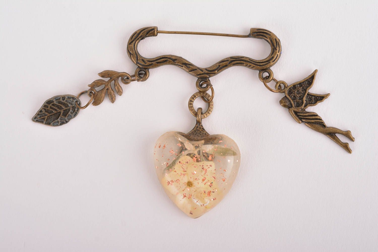 Handmade brooch unusual accessory elite jewelry beautiful brooch gift ideas photo 2