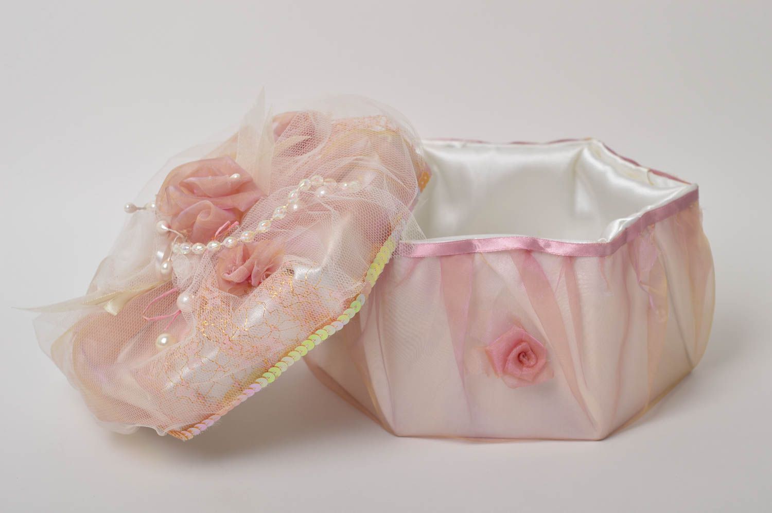 Корзинка для цветов хэнд мэйд свадебная корзинка розовая свадебный аксессуар фото 5