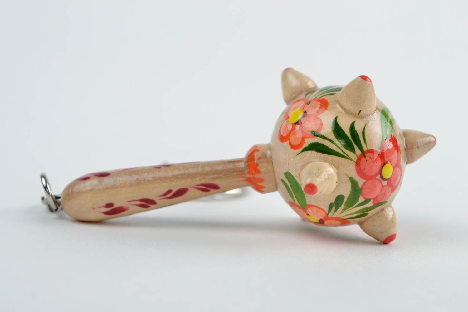Handmade Schlüselanhänger originell Schlüssel Schmuck Schlüsselanhänger aus Holz foto 4
