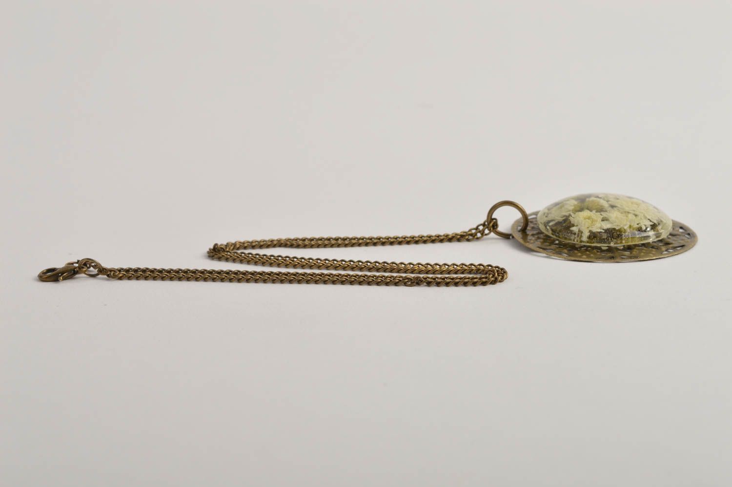 Handmade stylish pendant unusual feminine pendant beautiful accessory photo 5