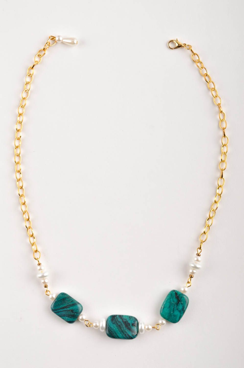 Handmade necklace stylish accessory designer jewelry present for women photo 5