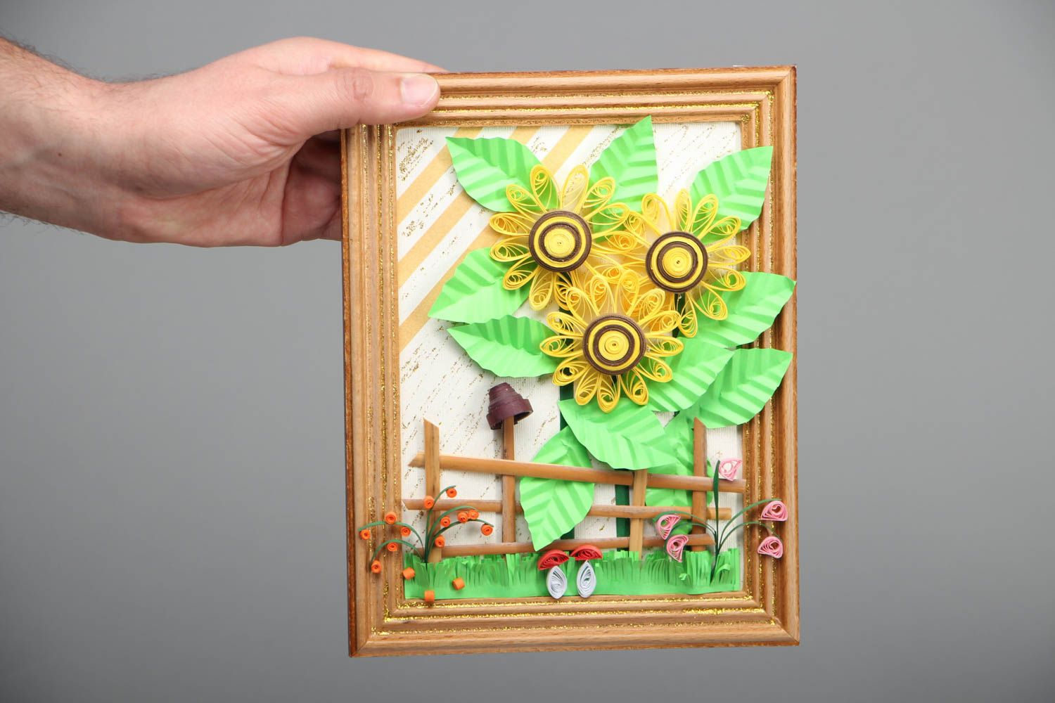 Quilling paper picture photo 4