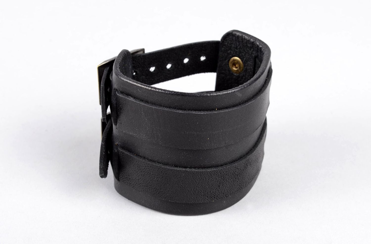 Modeschmuck Armband handmade Designer Accessoire originelle Geschenke schwarz foto 1