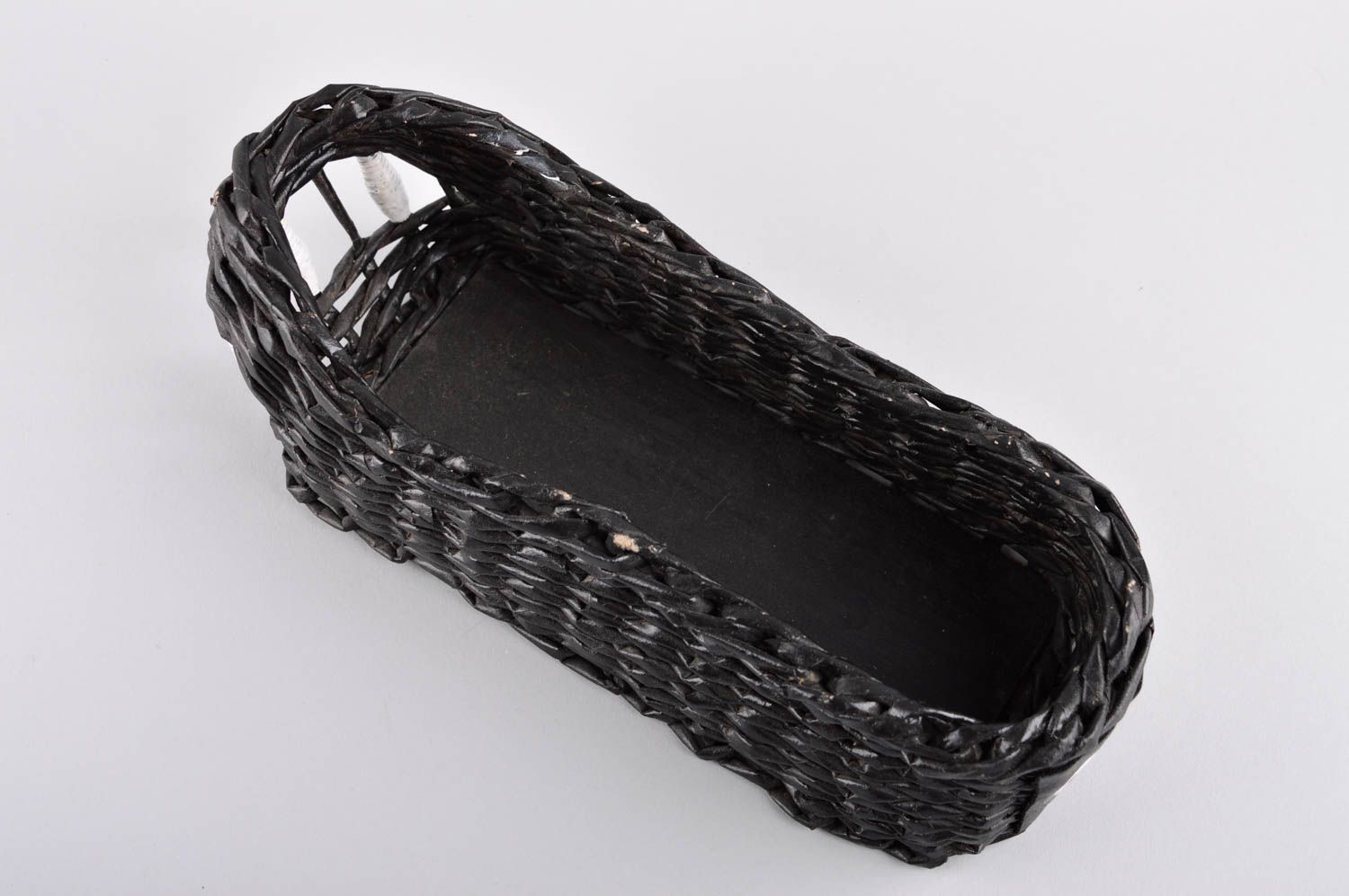 Handmade basket for small items designer interior basket stylish decor element photo 4