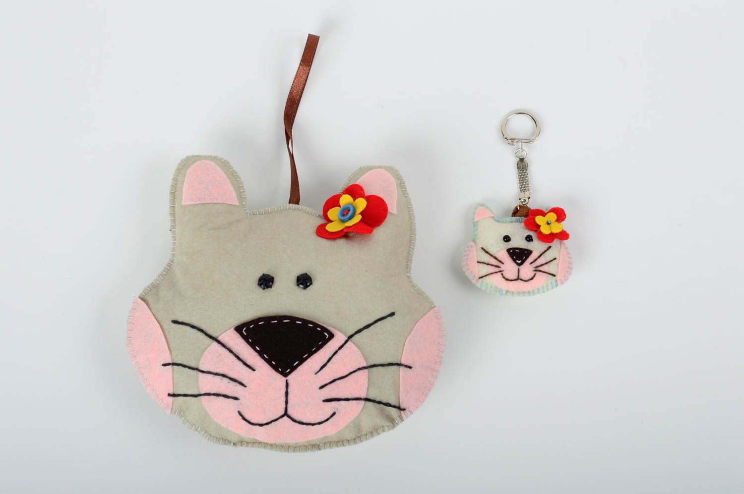 Handmade funny toy for kids soft pendant and keychain cute accessories photo 1