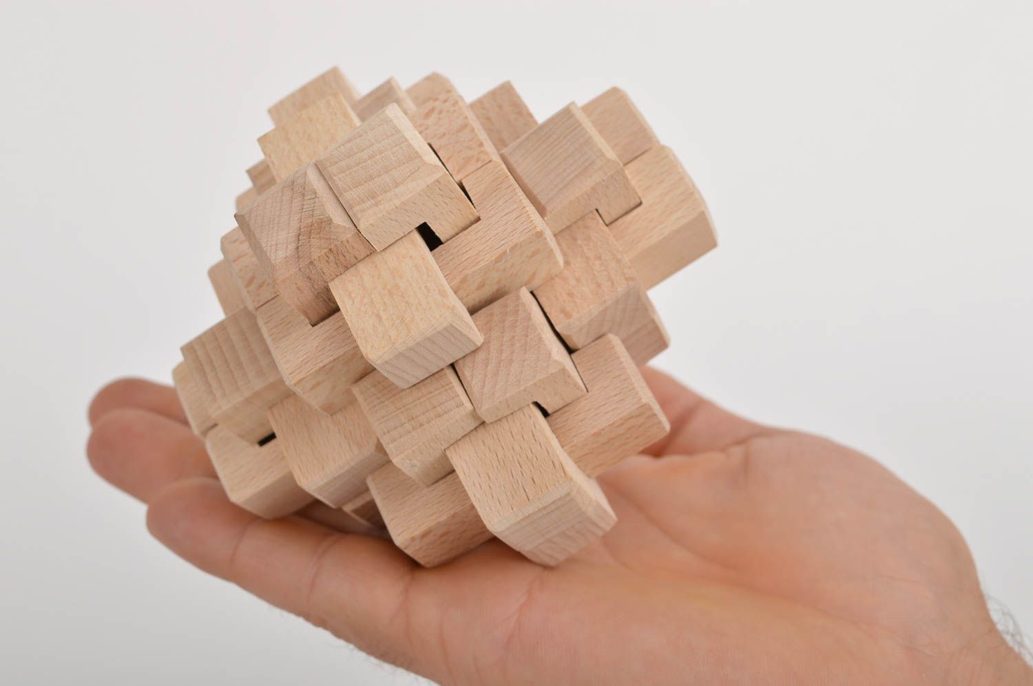 Игрушка ручной работы деревянный кубик игрушка из дерева от 3 лет 24 элемента фото 2