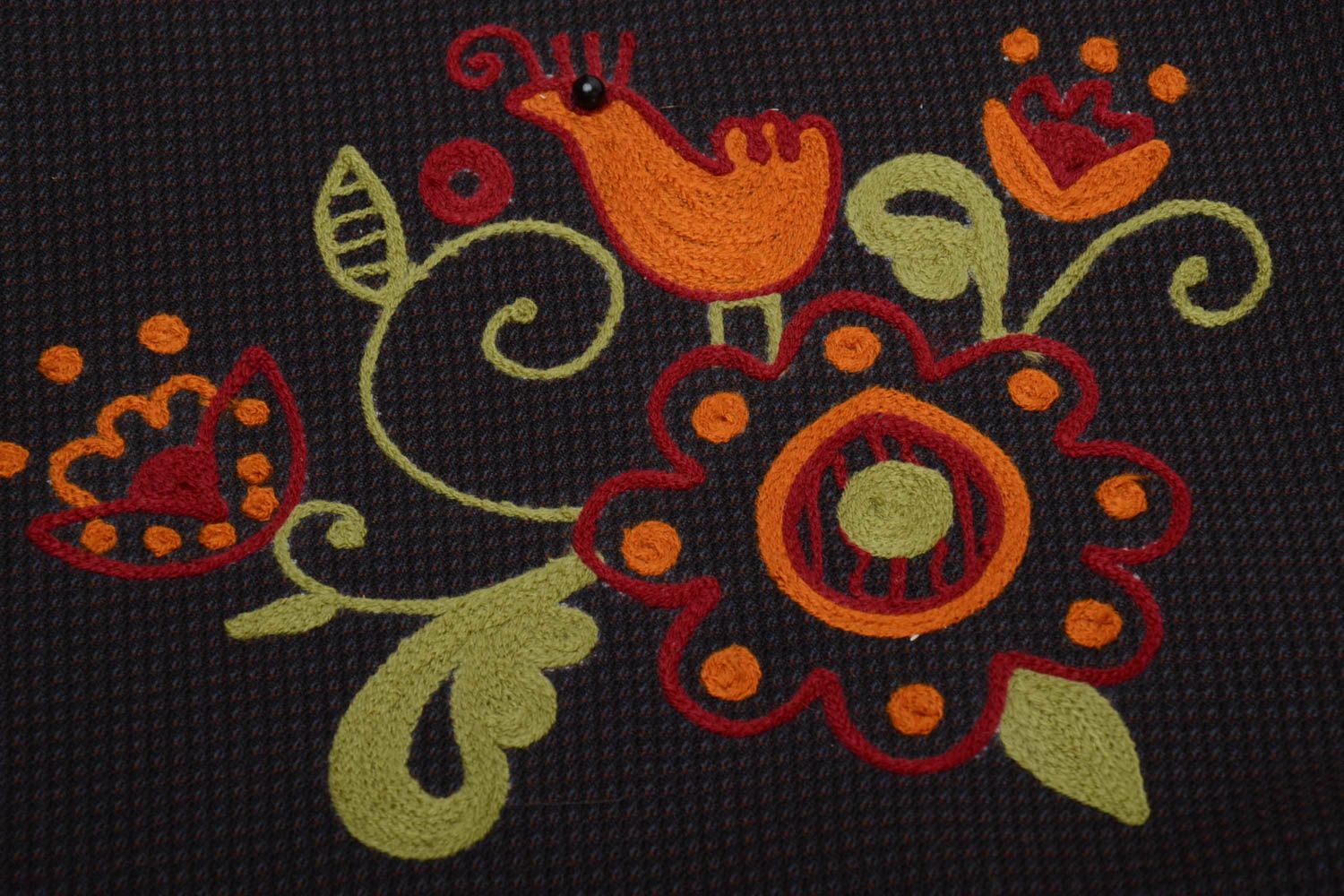 Textil Tasche mit Stickerei  foto 3