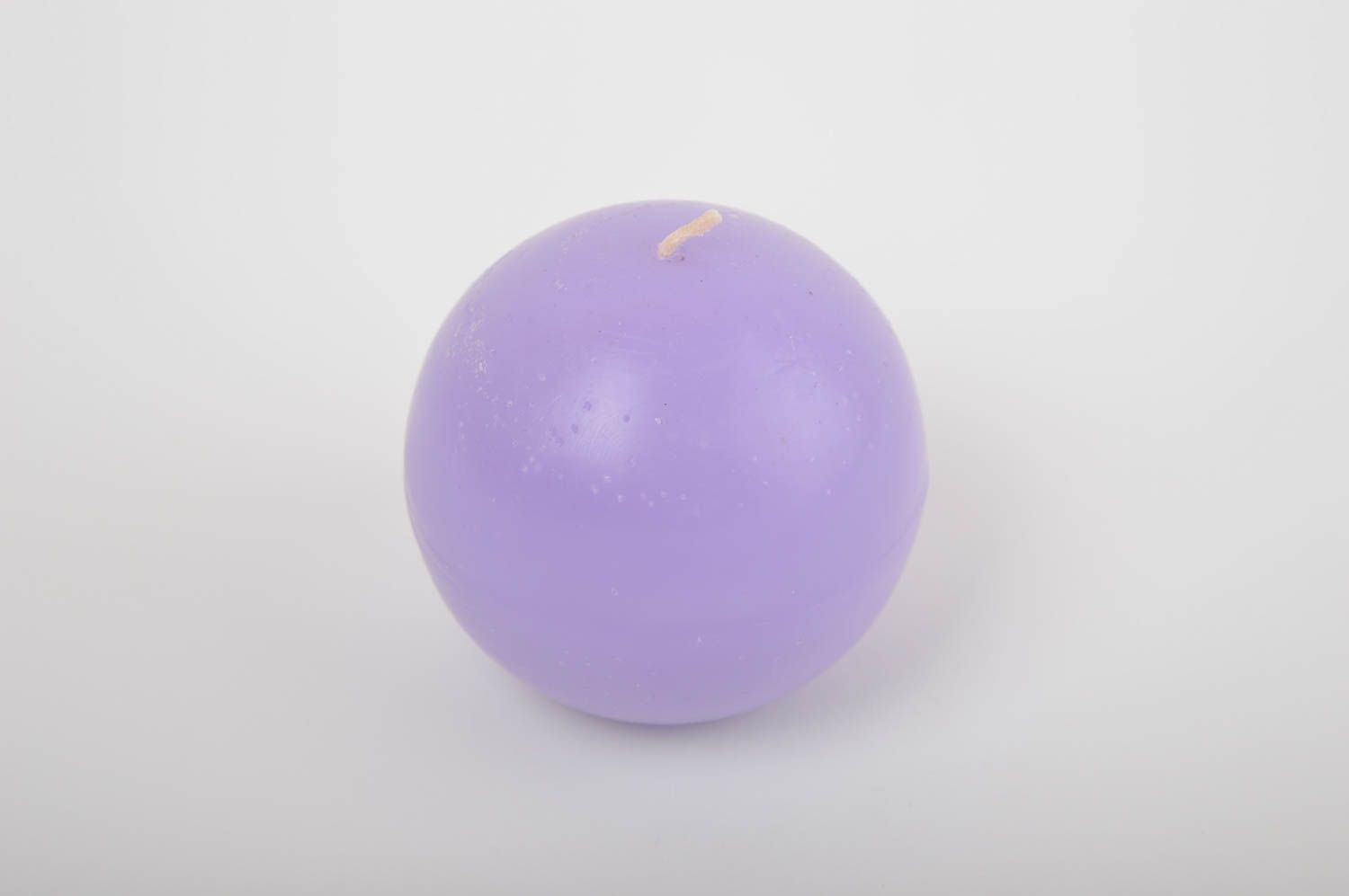 Purple ball handmade candle for party décor 2,36 inches, 0,33 lb photo 5