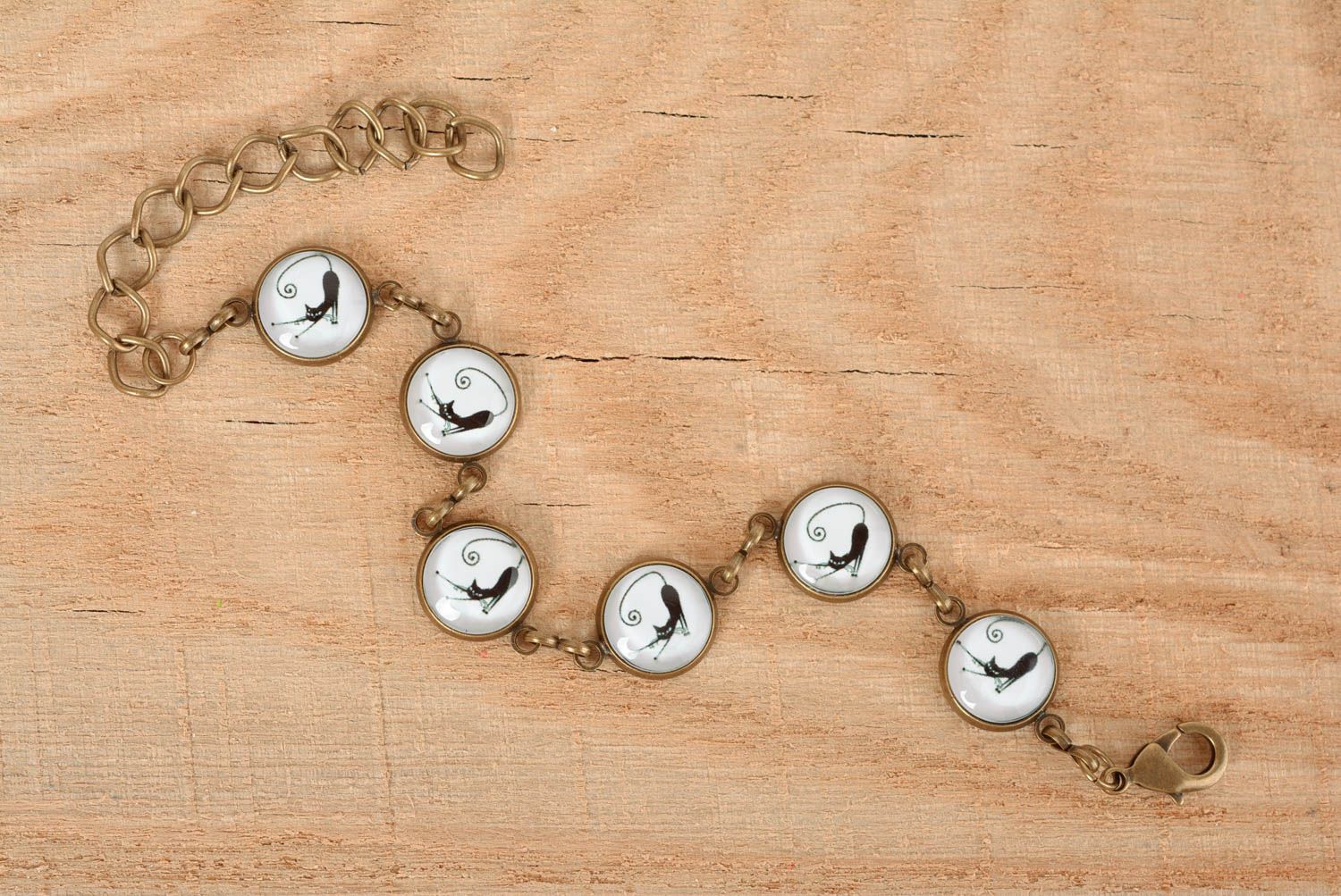 Handmade Cabochon Armband Schmuck für Frauen Designer Accessoire stilvoll foto 2