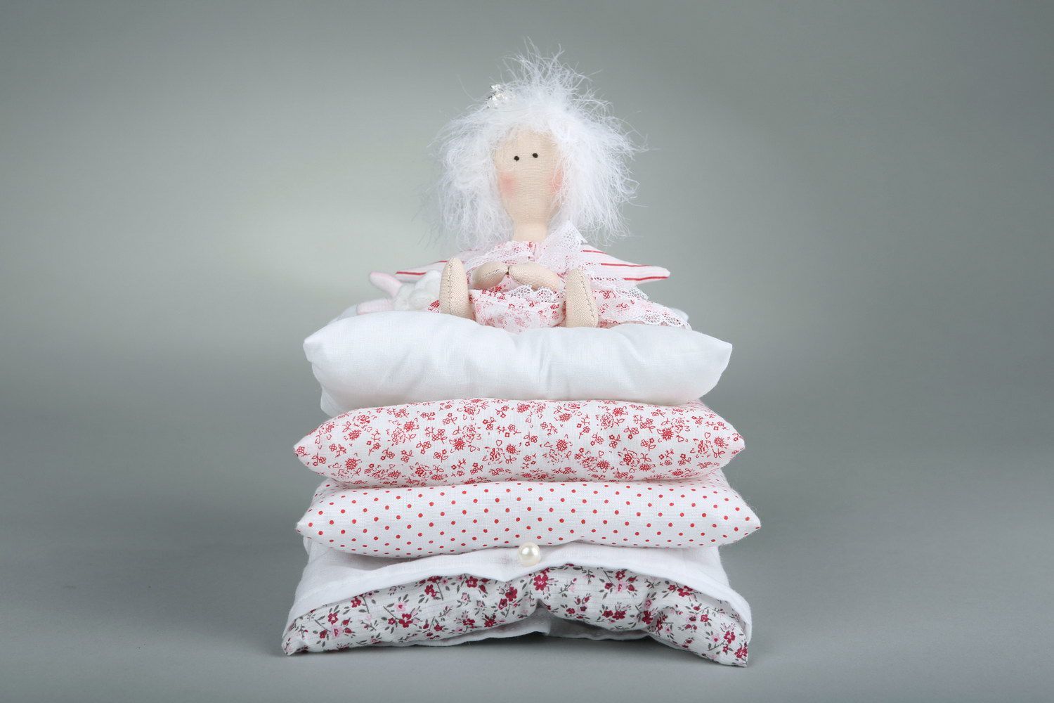 Tilde doll The princess on a pea with a hare photo 1