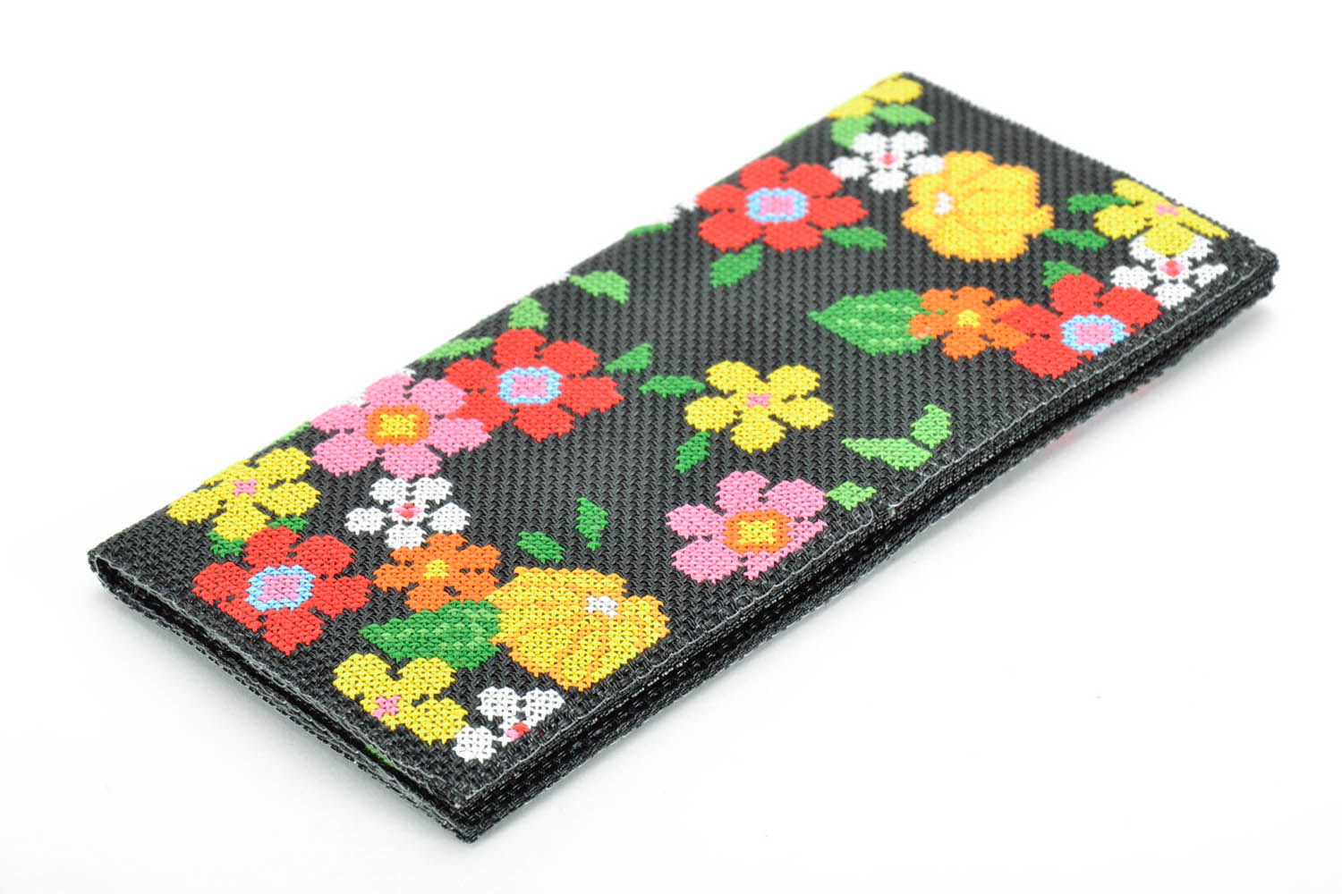 Embroidered wallet-clutch photo 4