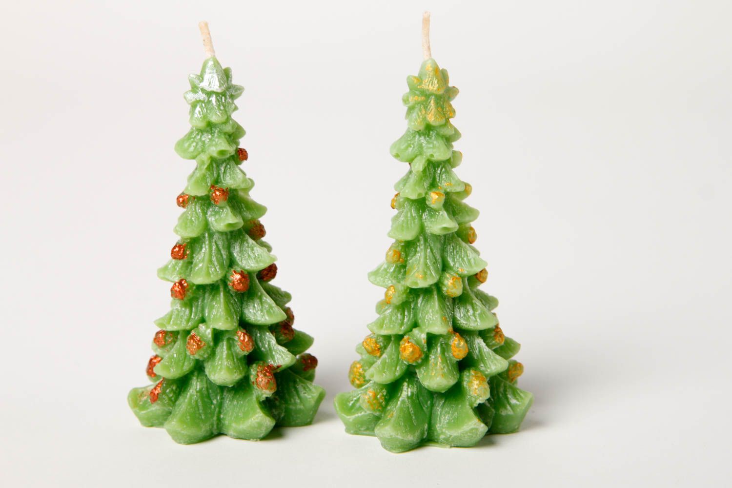 Velas hechas a mano decorativas regalos para niños decoración navideña foto 3