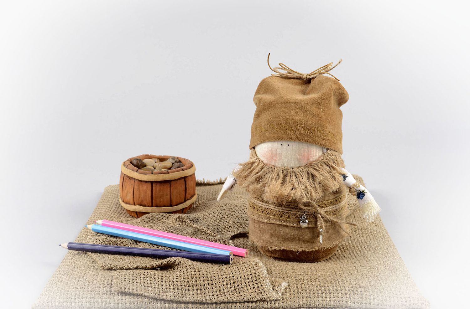 Handmade doll interior decor primitive doll for decorative use only cool gifts photo 5
