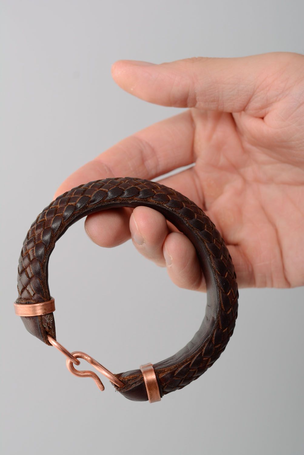 Braided leather bracelet photo 4