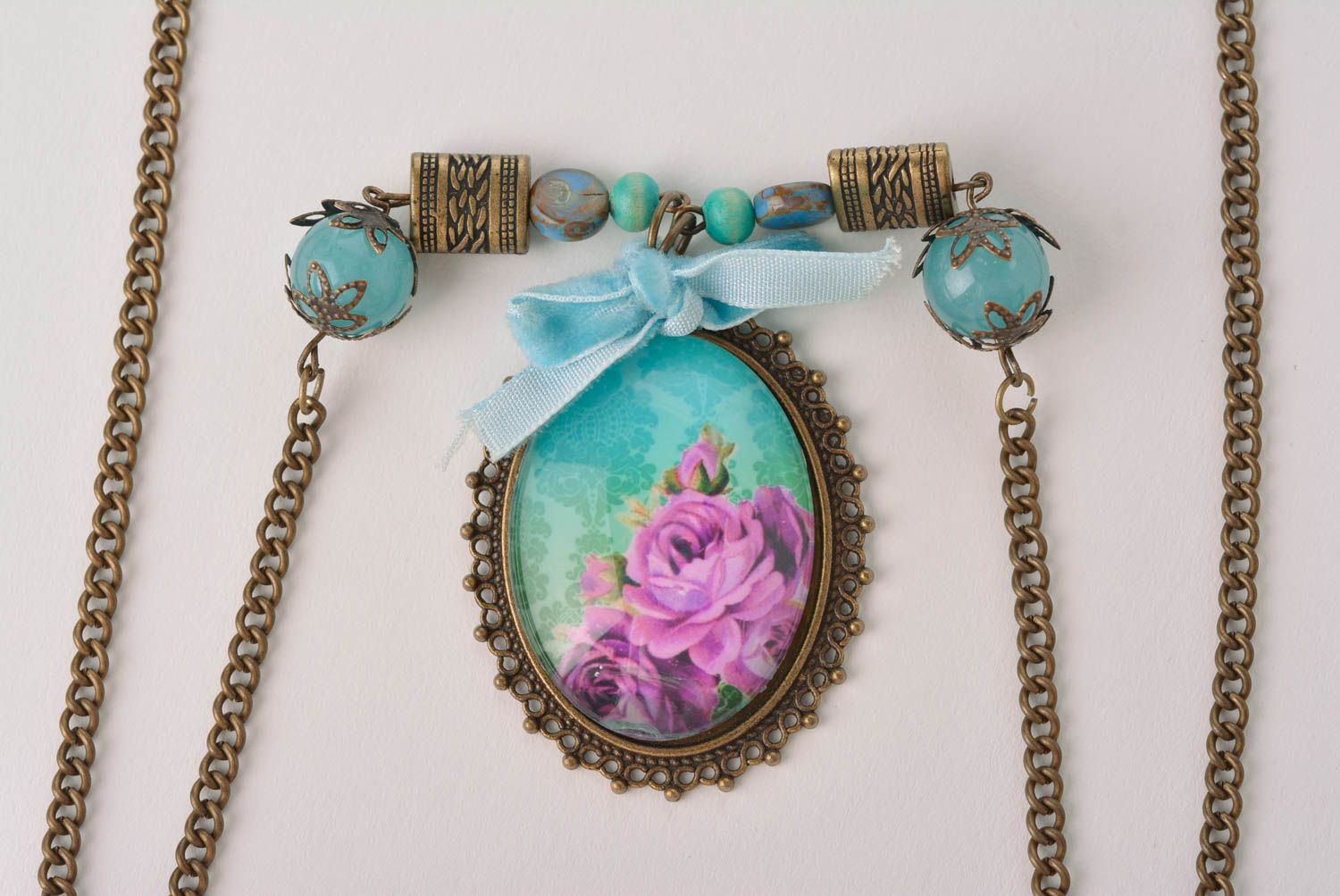 Handmade elegant jewelry stylish beautiful pendant female clothes pendant photo 2