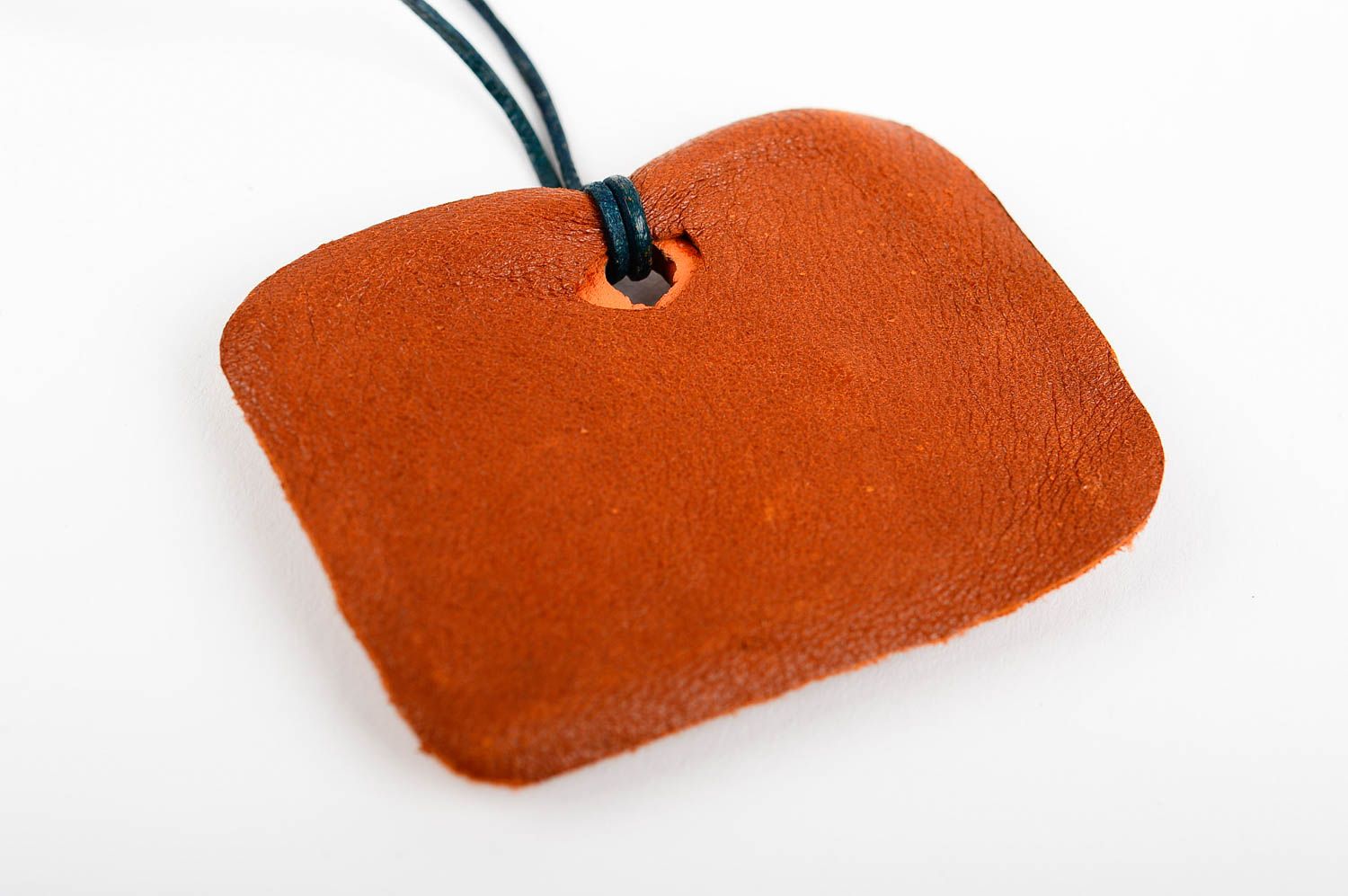 Handmade pendant clay pendant leather souvenir designer bijouterie best gift photo 5